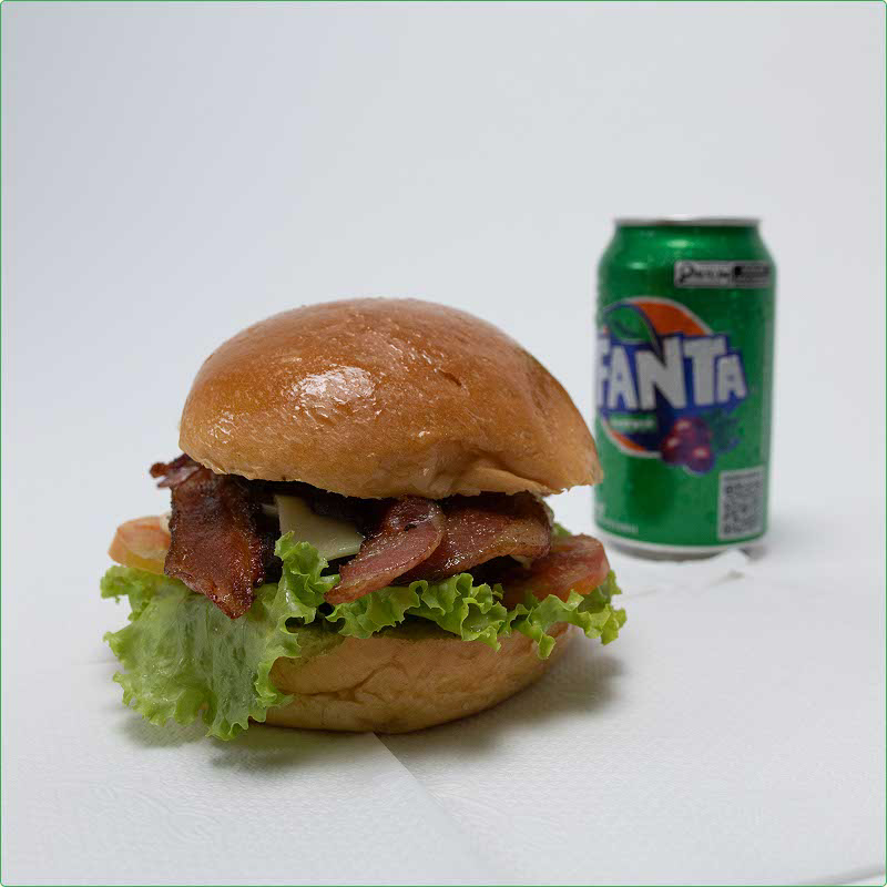X-Salada Bacon + Refrigerante